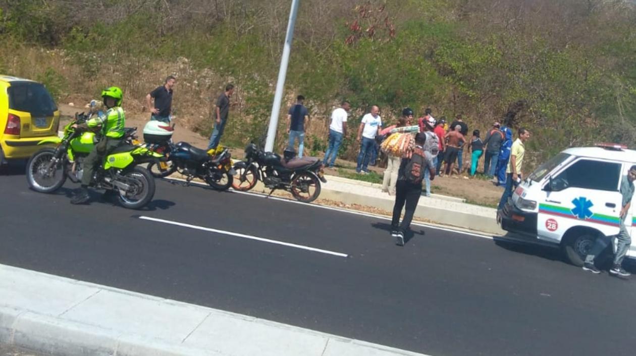 Lugar donde fue hallado el anciano.