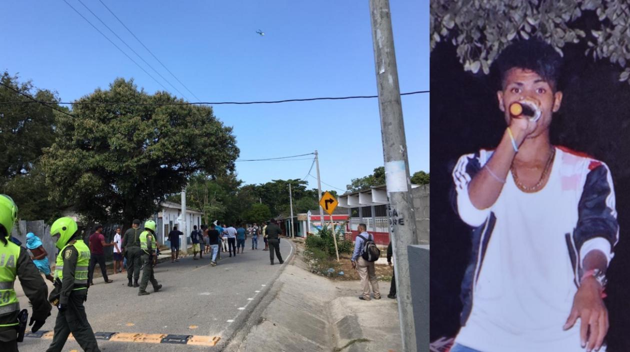 Jeison Vásquez Pérez, adolescente muerto tras la asonada.