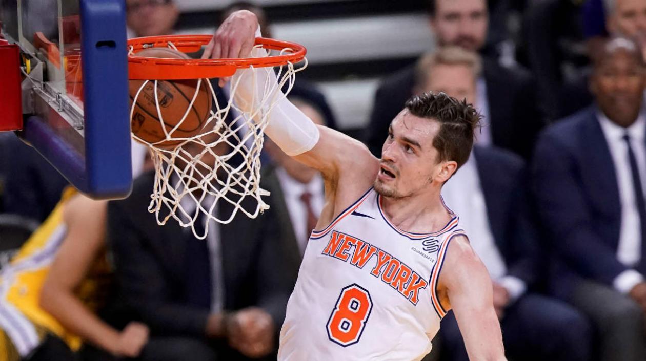 Enes Kanter, basquetbolista de los Knicks de Nueva York. 