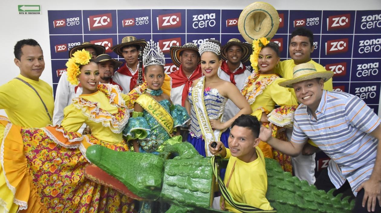 Comitiva del Festival del Caimán visitó Zona Cero.