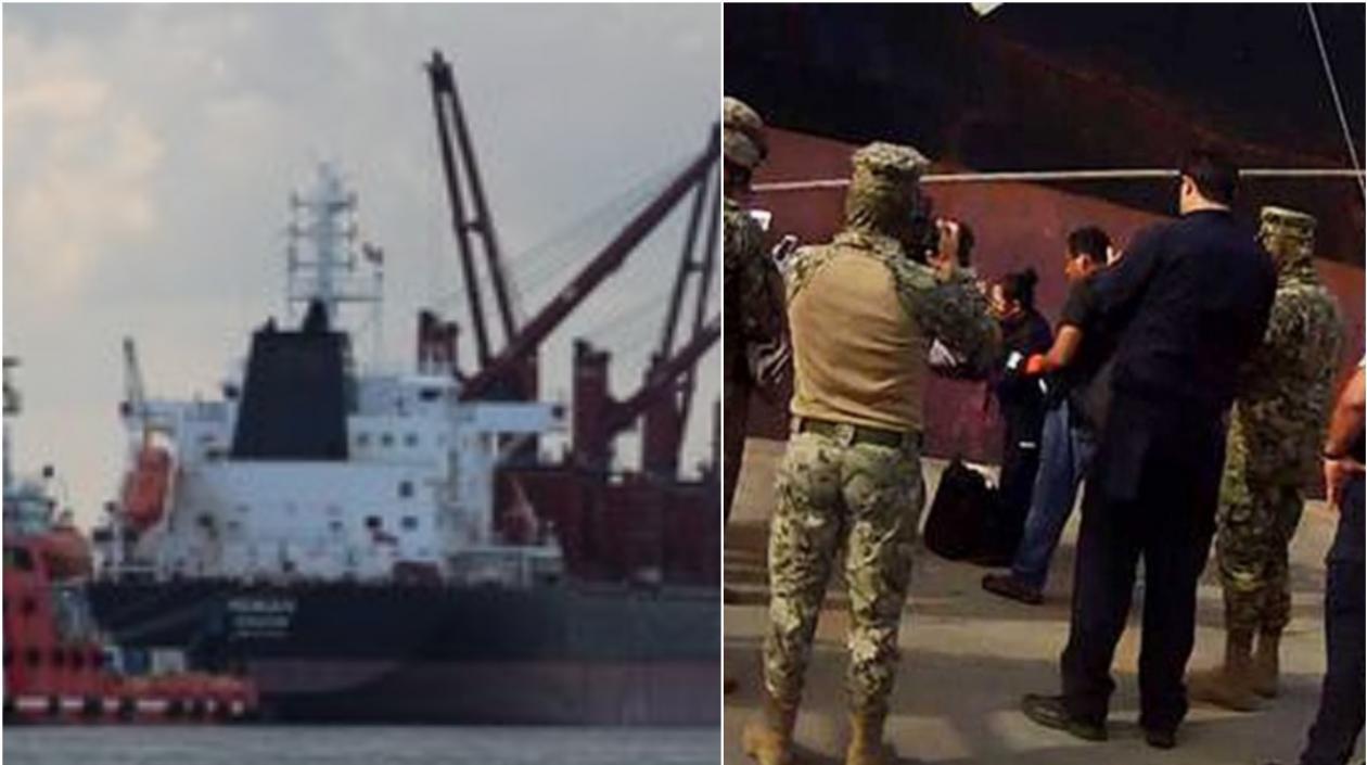 El buque zarpó de Barranquilla y tenía como destino Nueva Orleans.