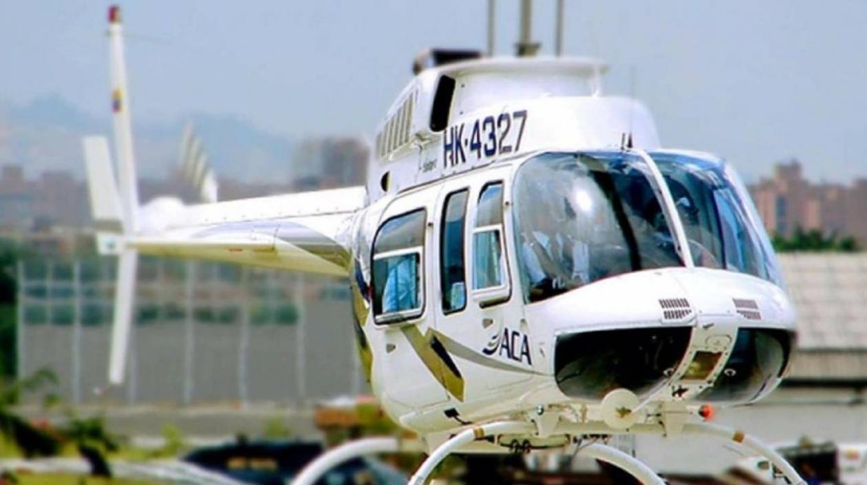 La aeronave atacada y retenida por el ELN.