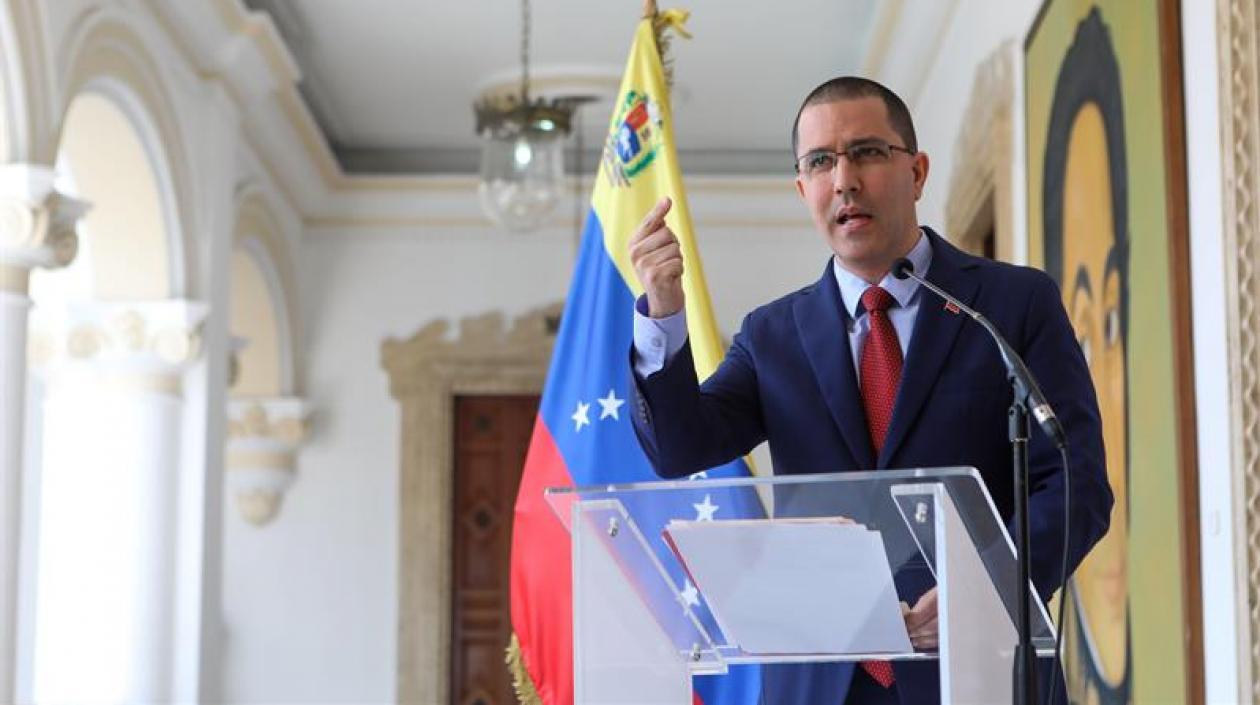 El canciller de Venezuela, Jorge Arreaza. 