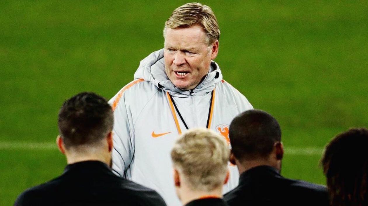 Ronald Koeman, técnico holandés y exjugador del Barcelona. 