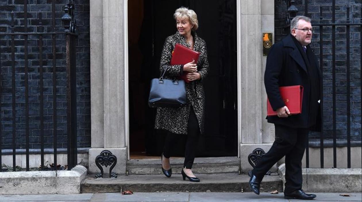 La líder conservadora de la cámara baja, Andrea Leadsom.