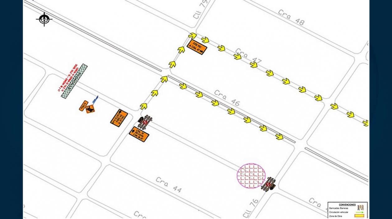 La forma como aplicará el cierre y los desvíos.