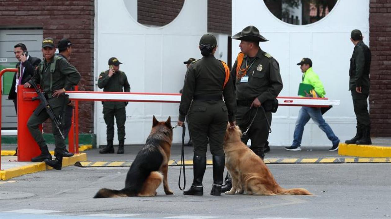 El atentado en la Escuela de Policía General Francisco de Paula
