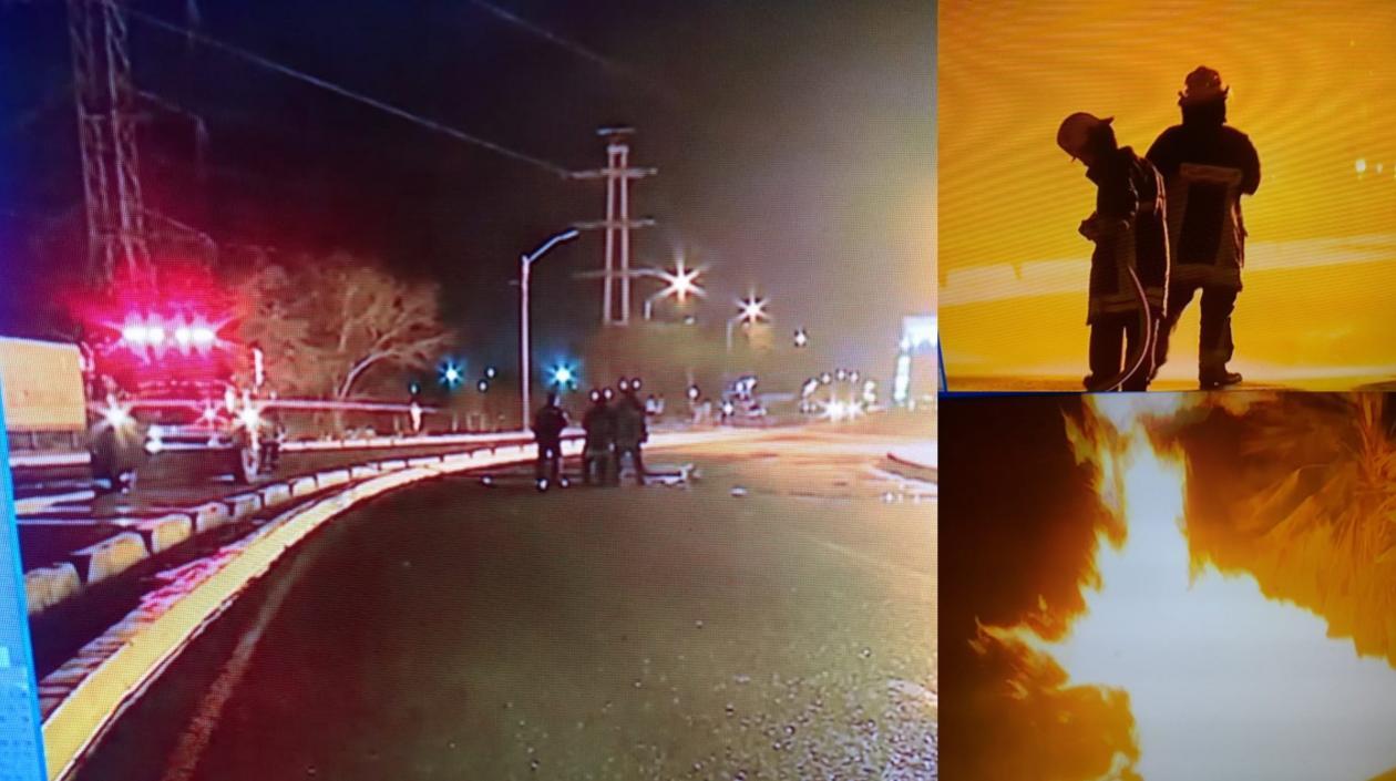 Escape de gas en la calle 30 con la avenida Circunvalar.