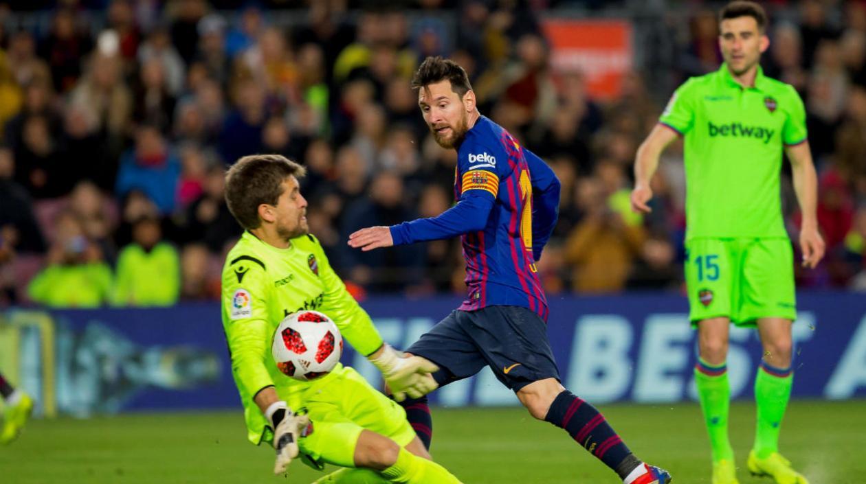 Lionel Messi hizo parte de las acciones. 