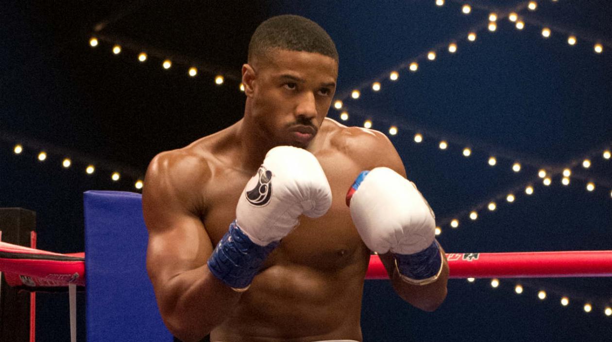 Michael B Jordan en su papel de Adonis Creed.