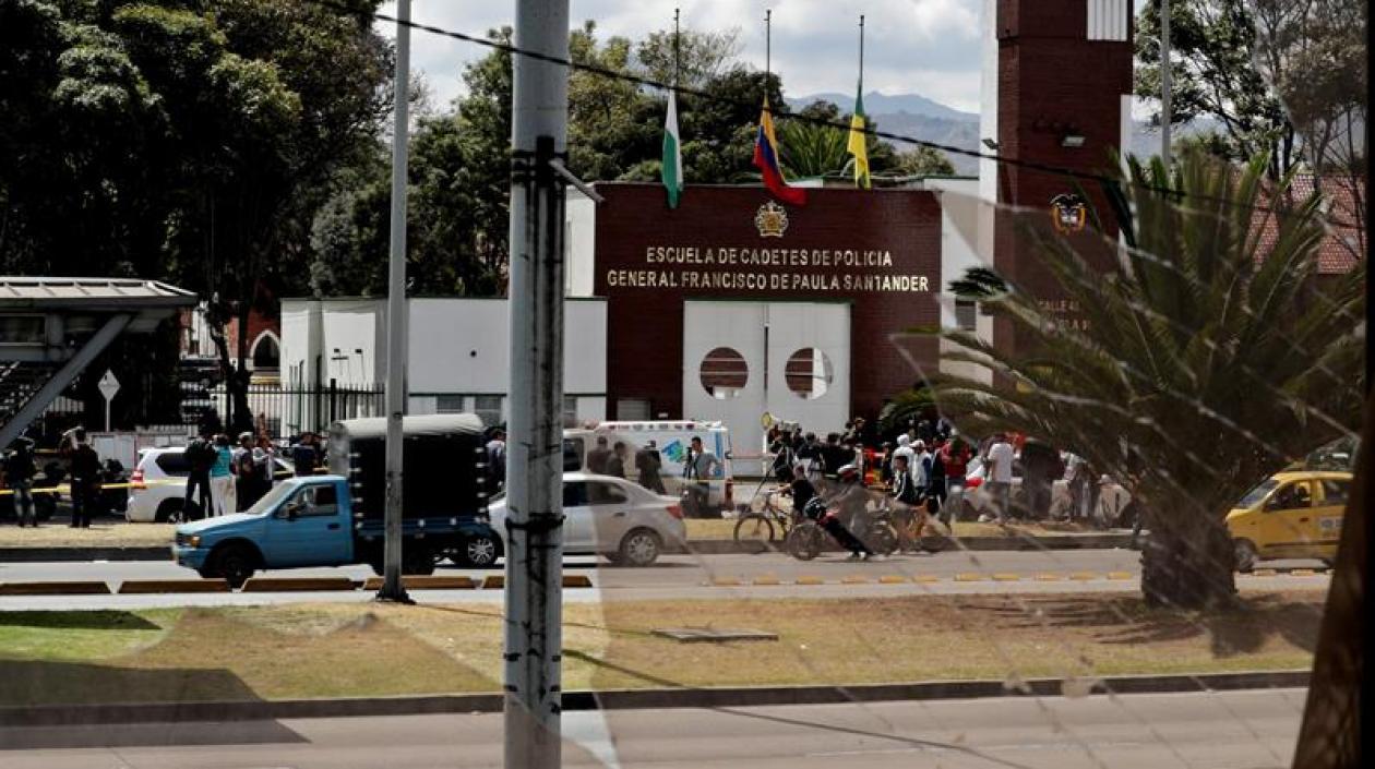 Lugar de la explosión.