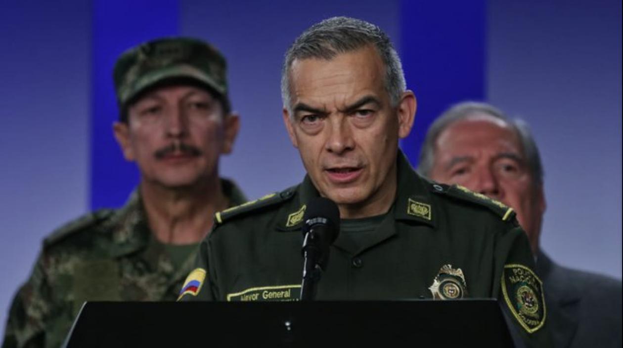General Óscar Atehortúa, director nacional de la Policía.