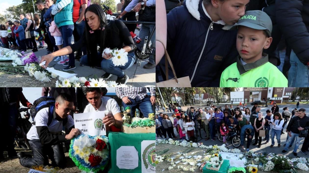 Homenaje en la Escuela de Cadetes General Santander.