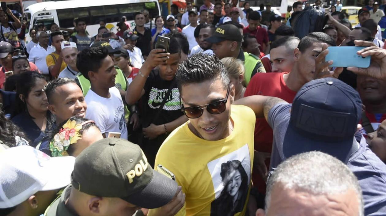 Teófilo Gutiérrez, delantero de Junior. 