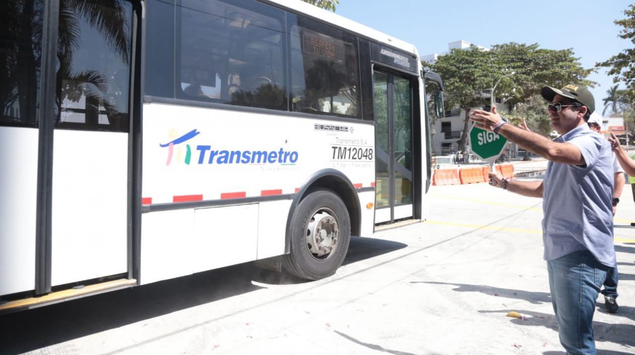 El Alcalde de Barranquilla, Alejandro Char.