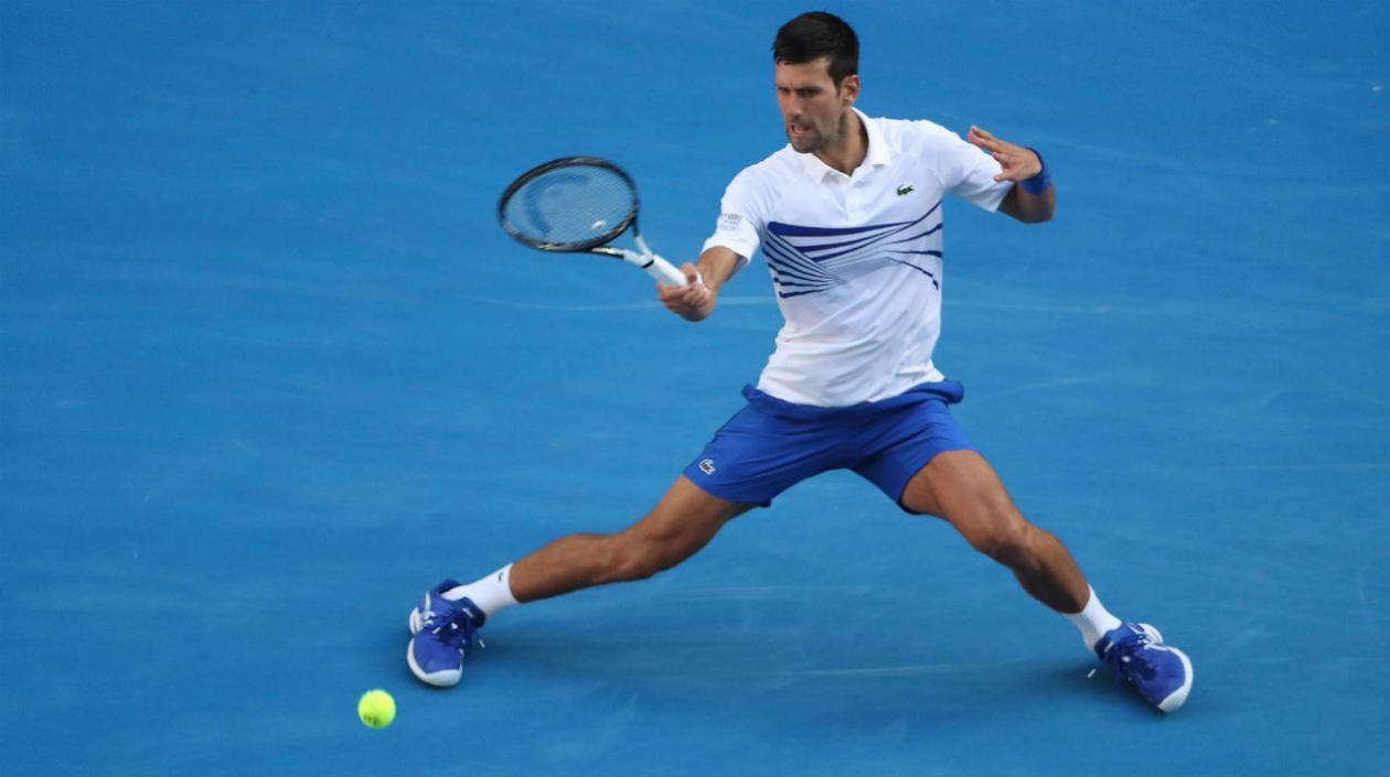 Novak Djokovic, tenista serbio, primer favorito del torneo. 