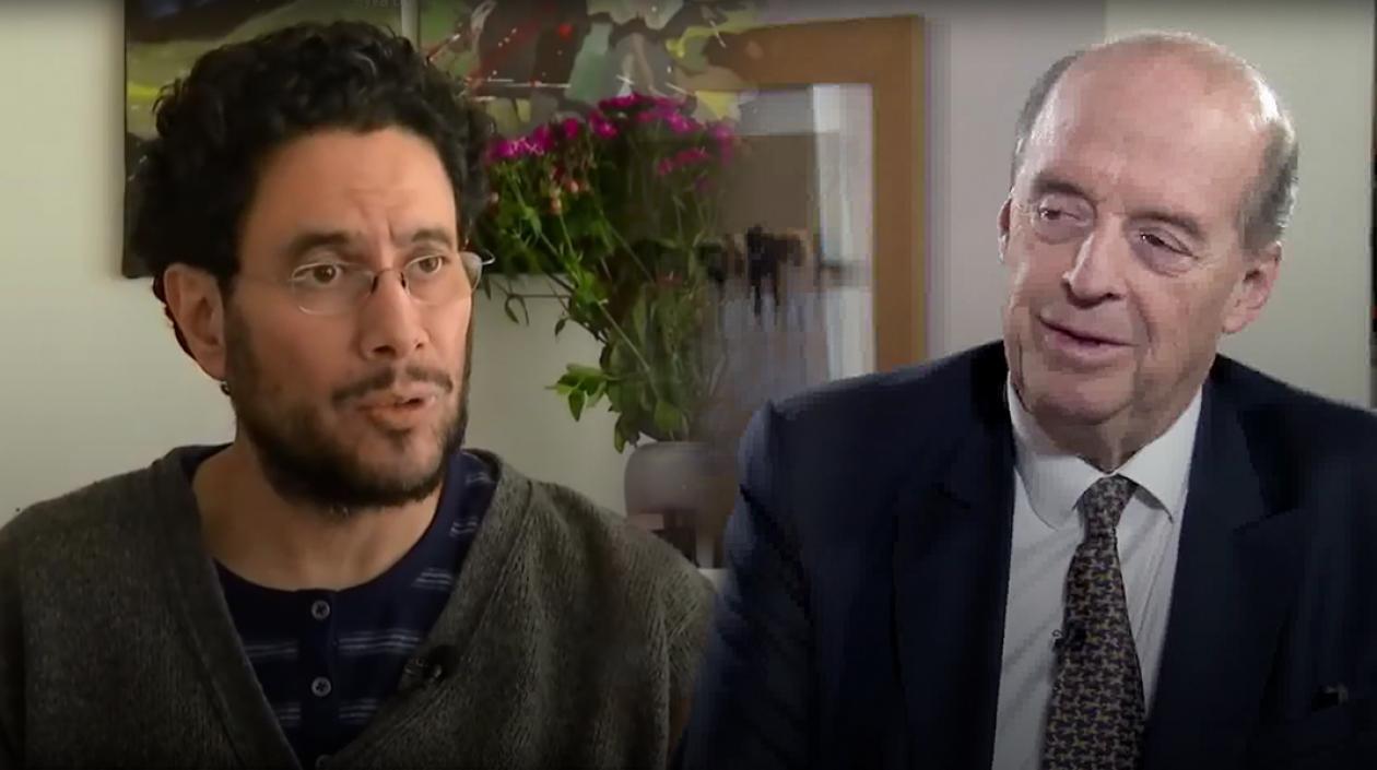 Iván Cepeda y Álvaro Leyva