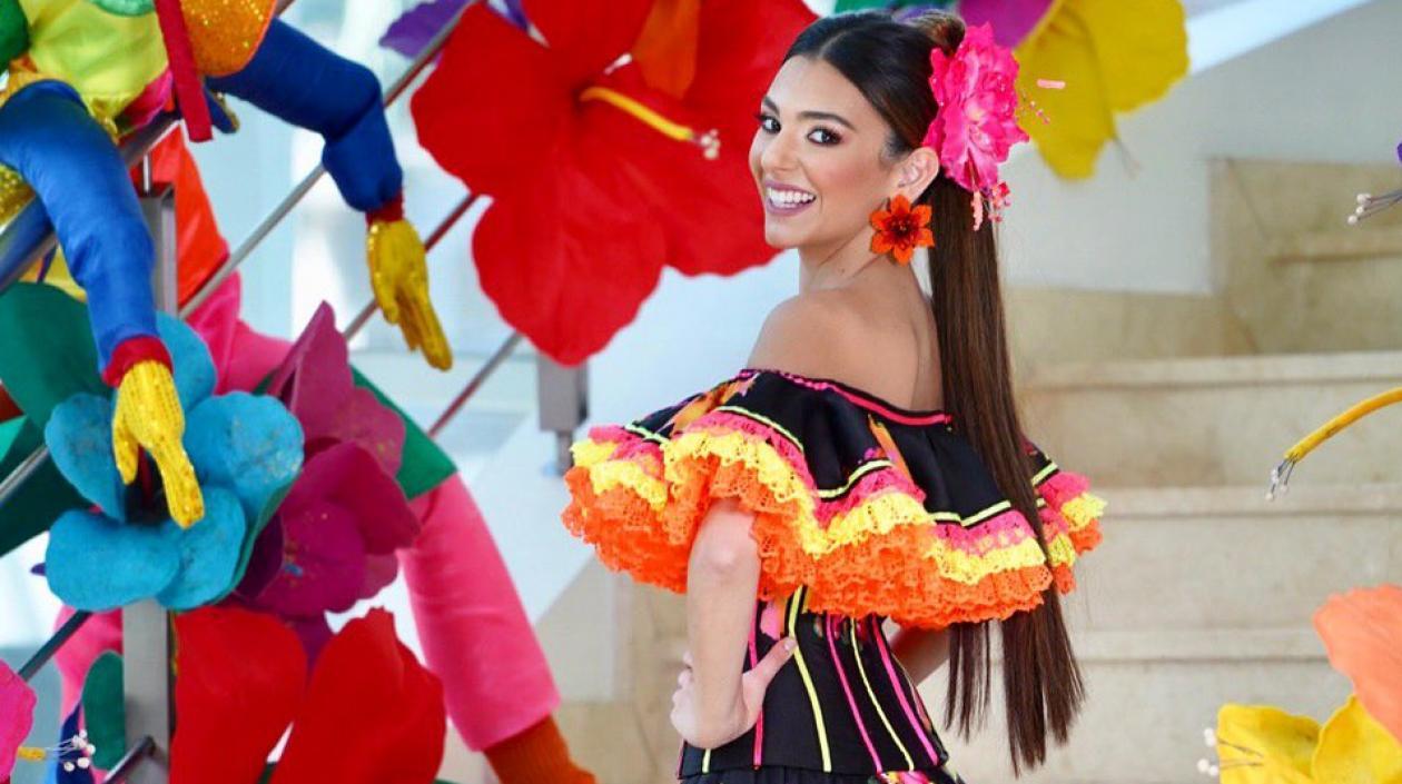 La Reina del Carnaval de Barranquilla,Carolina Segebre Abudinen.