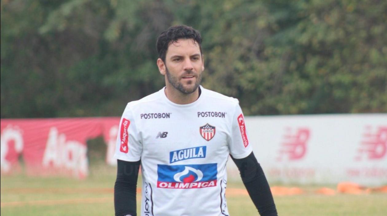 Sebastián Viera, arquero y capitán del Junior.
