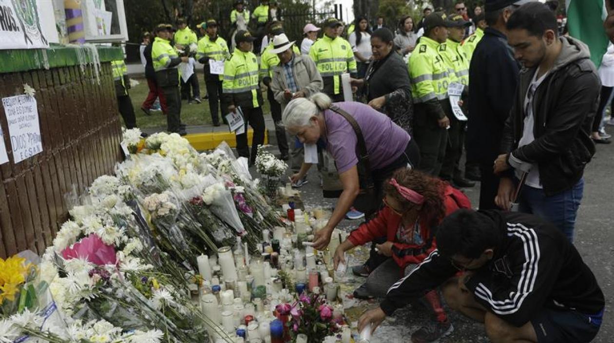 Así se ve la parte exterior de la Escuela de Cadetes.