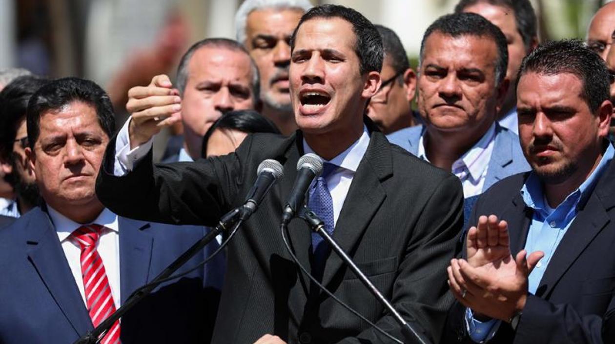 El presidente del Parlamento venezolano, Juan Guaidó.