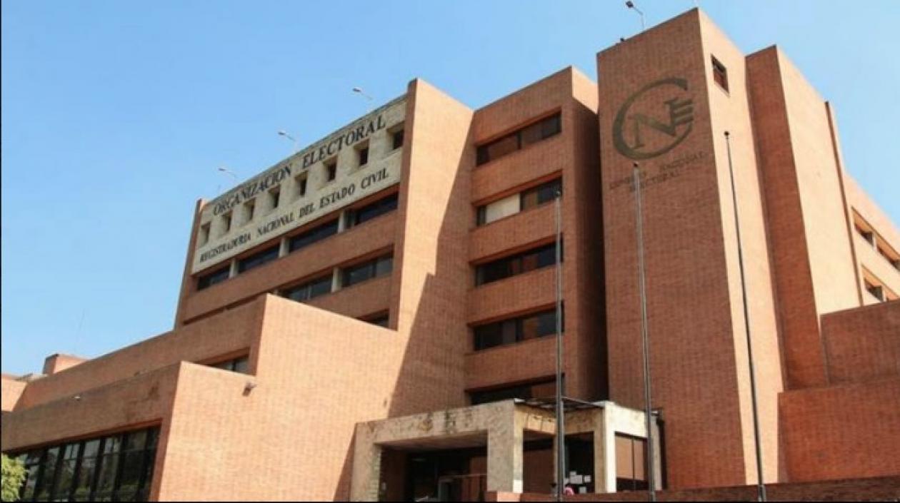 Sede del Consejo Nacional Electoral.