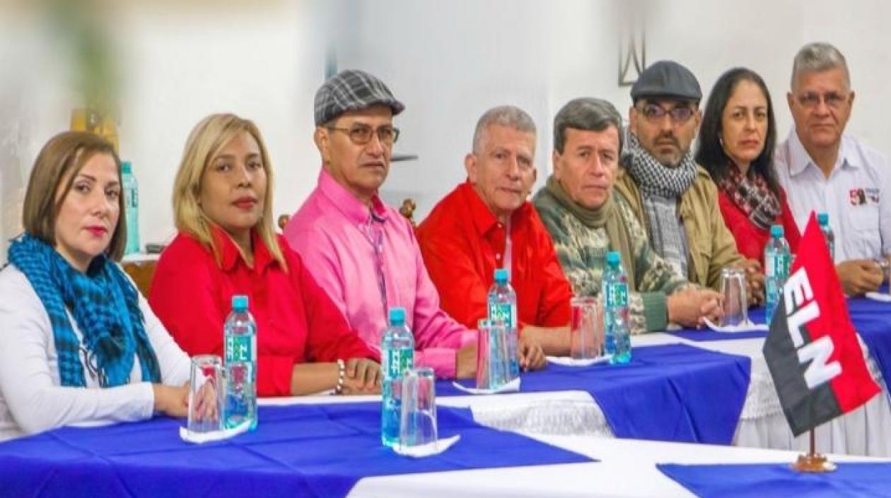 Negociadores del ELN en Cuba.