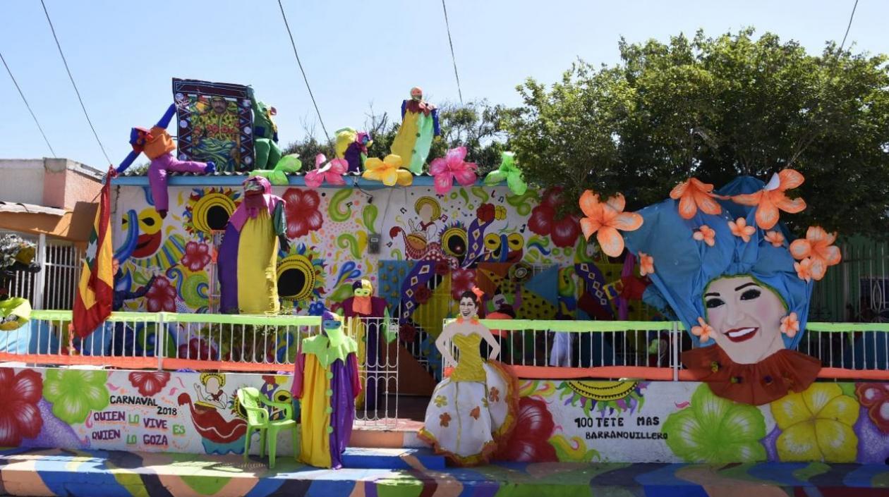 Fachada de la casa ganadora en 2018.