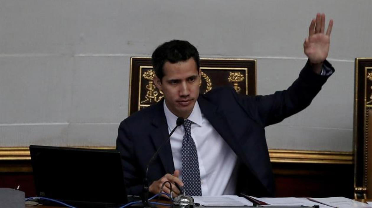 El presidente del Parlamento venezolano, el diputado Juan Guaidó.