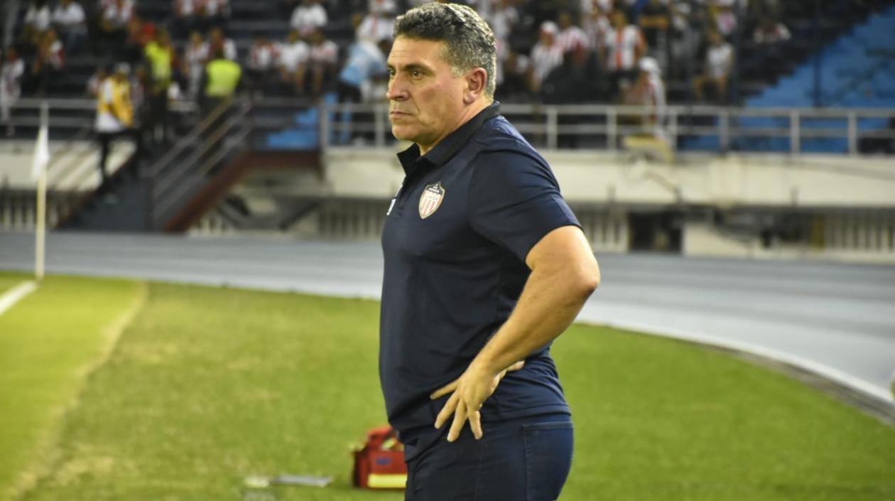 El técnico del Junior, Luis Fernando Suárez