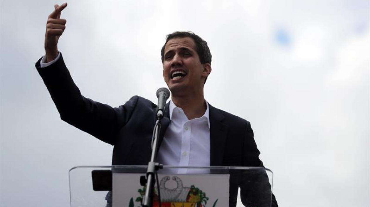 El presidente del Parlamento venezolano, Juan Guaidó.