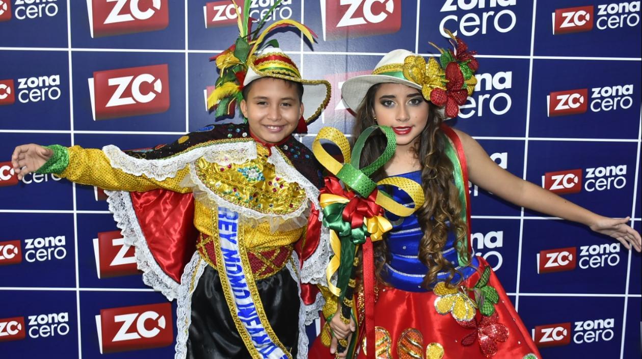Luis Sebastián Silvera y María Isabel Suárez, Reyes Infantiles del Carnaval de Baranoa.