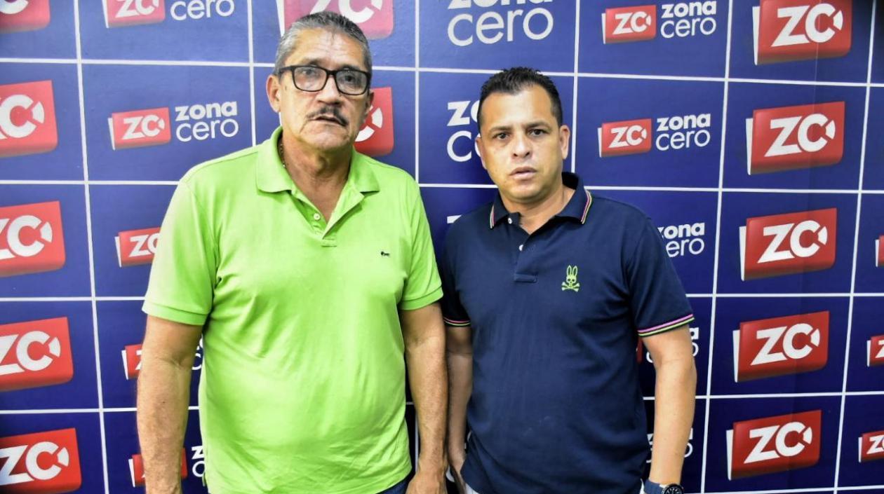 Édgar Blanco, y William Fiorillo, presidente y director ejecutivo de Asocolfa, respectivamente. 