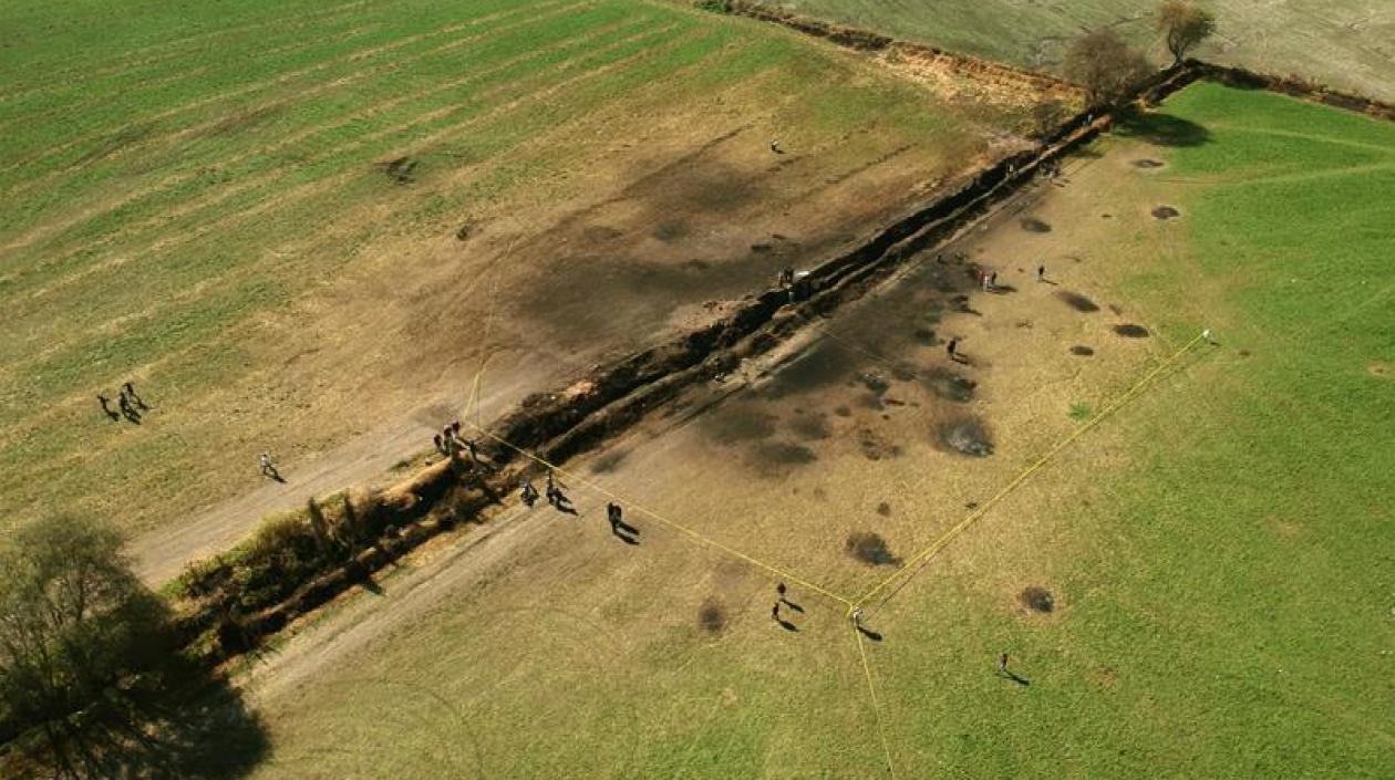 Lugar de la explosión.