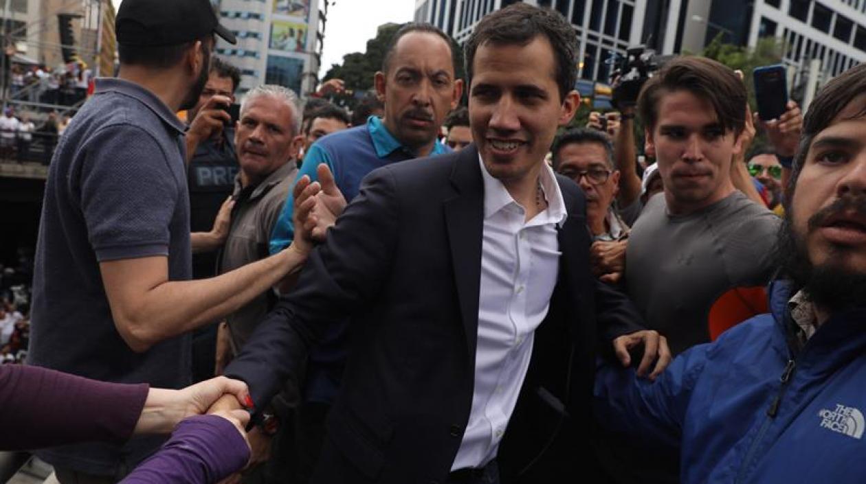 El presidente del Parlamento venezolano, Juan Guaidó.