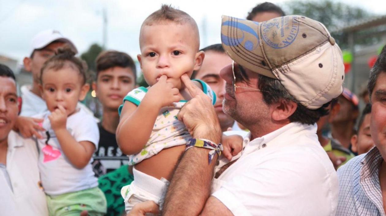 El Alcalde de Barranquilla, Alejandro Char.