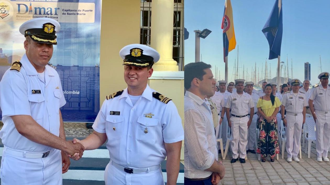 El capitán de Fragata Ibis Manuel Luna Forbes asumió en la Capitanía de Puerto de Santa Marta.