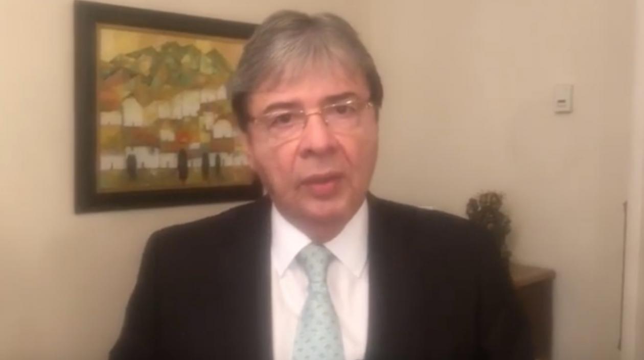 Carlos Holmes Trujillo, canciller colombiano.