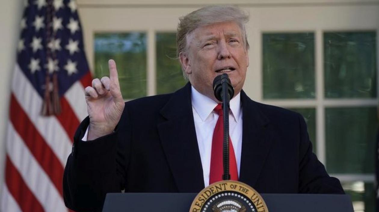 Donald Trump, presidente de Estados Unidos.