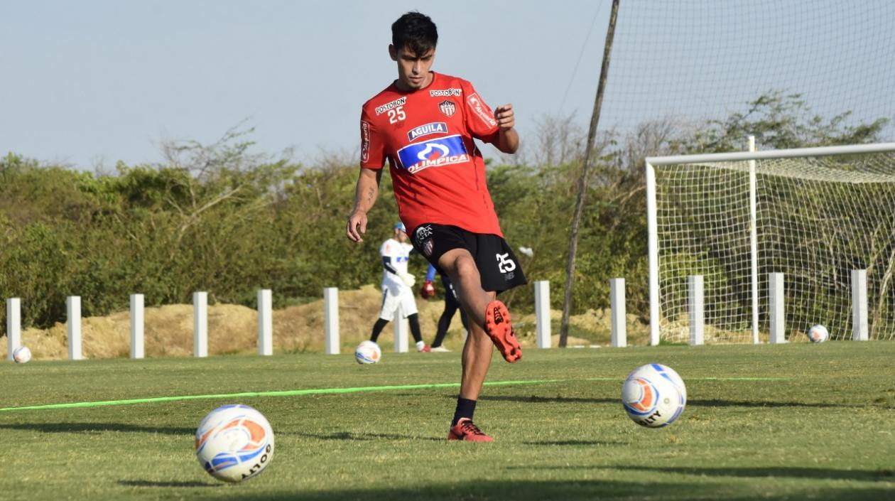 Fabián Sambueza, jugador de Junior. 