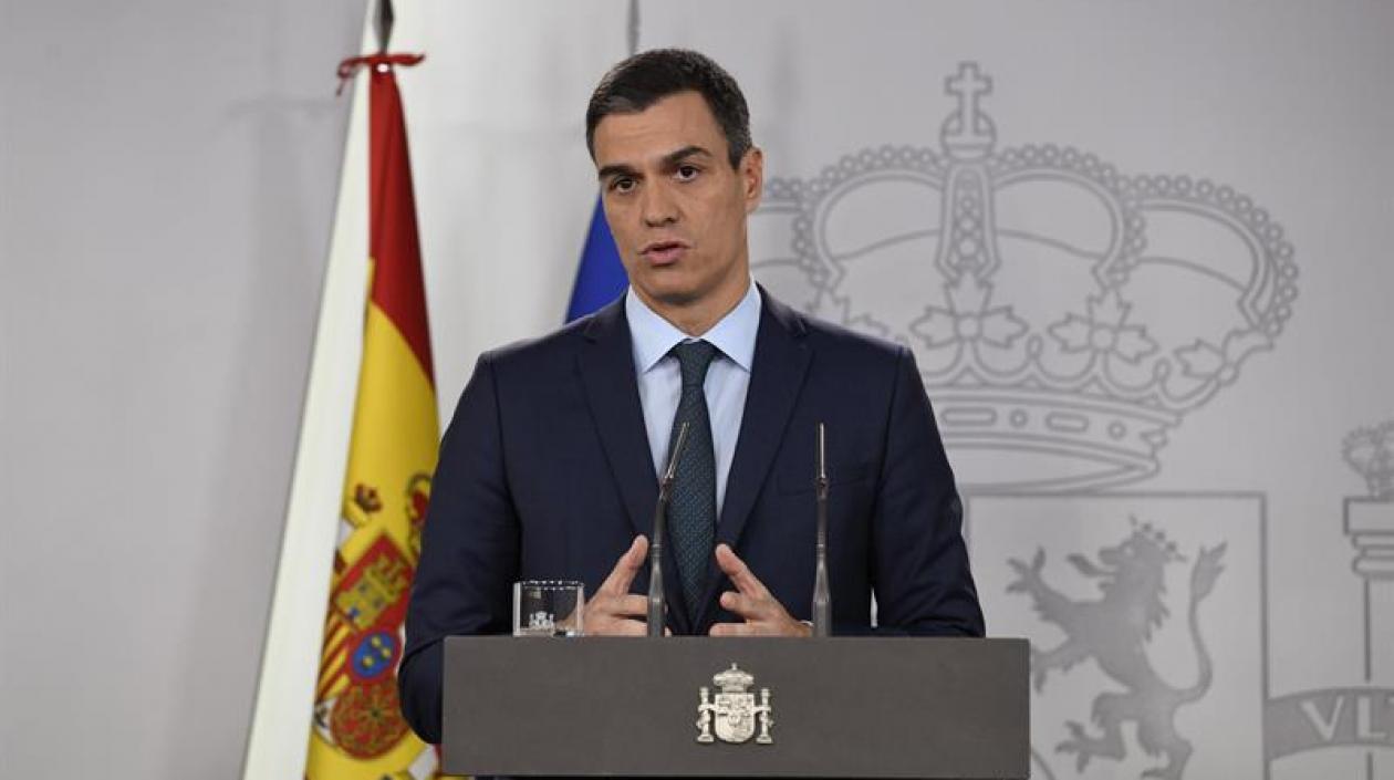 Pedro Sánchez, presidente del gobierno de España.