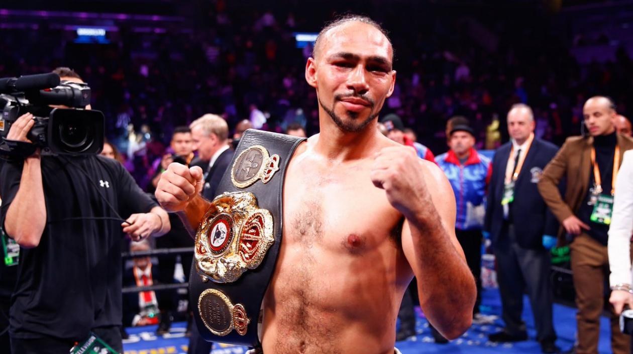 El campeón mundial de peso welter, el estadounidense Keith Thurman.