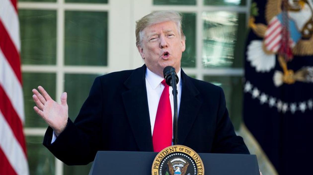 El presidente de EE.UU., Donald Trump.