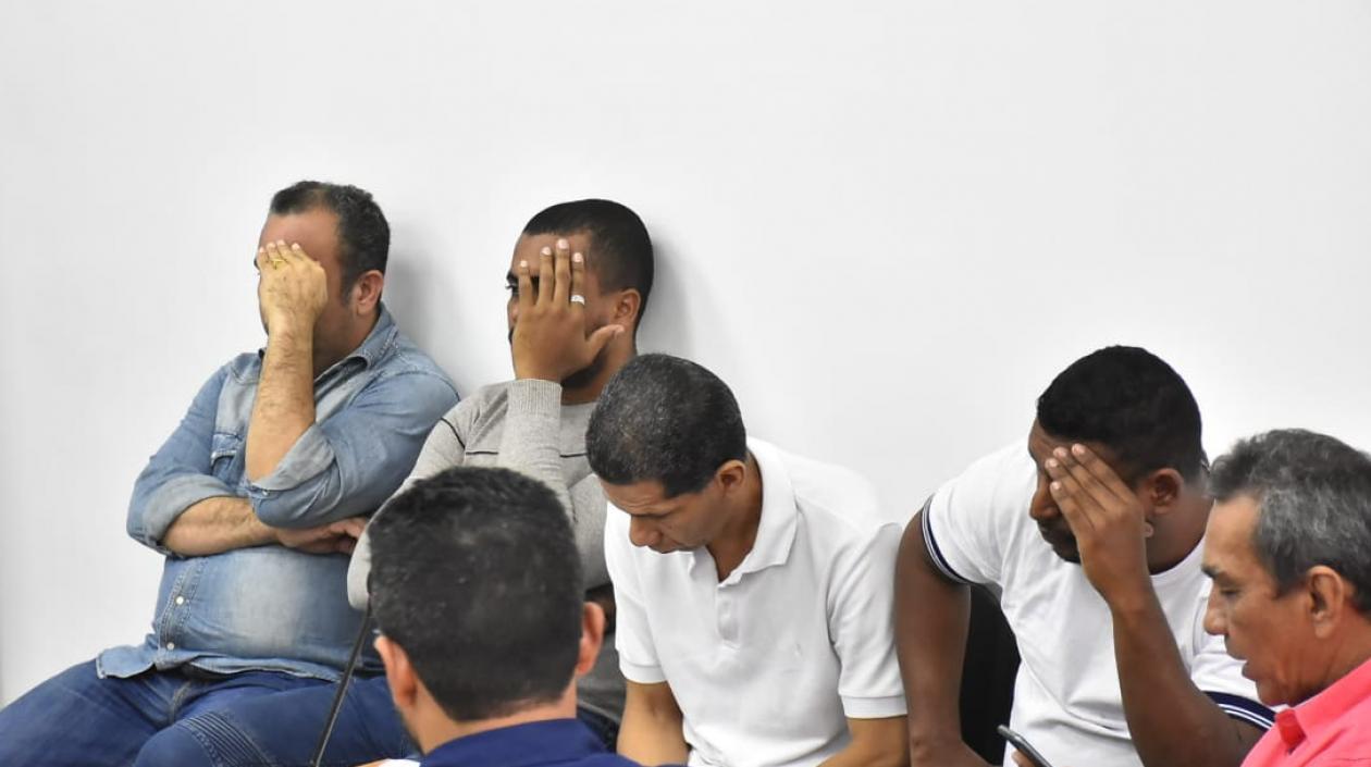 Los investigados en el caso del secuestro del empresario Fito Acosta.