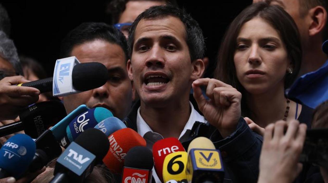El diputado Juan Guaidó.