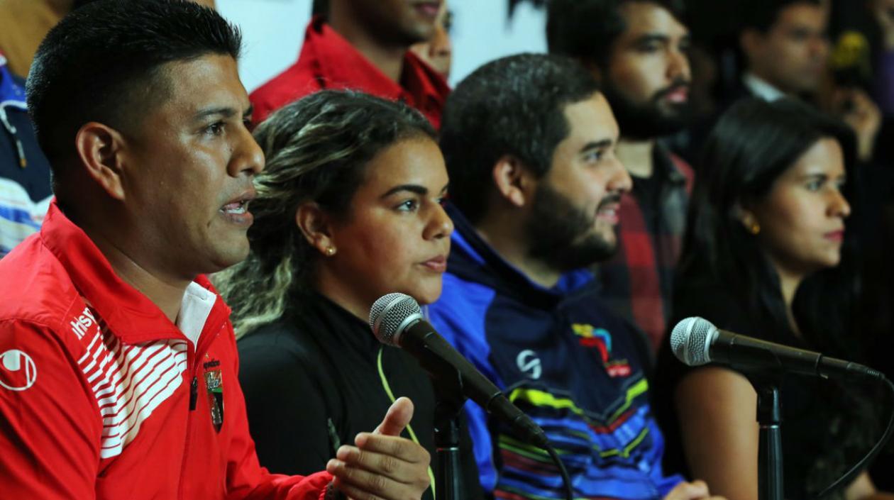 Pedro Infante, ministro de deportes de Venezuela. 