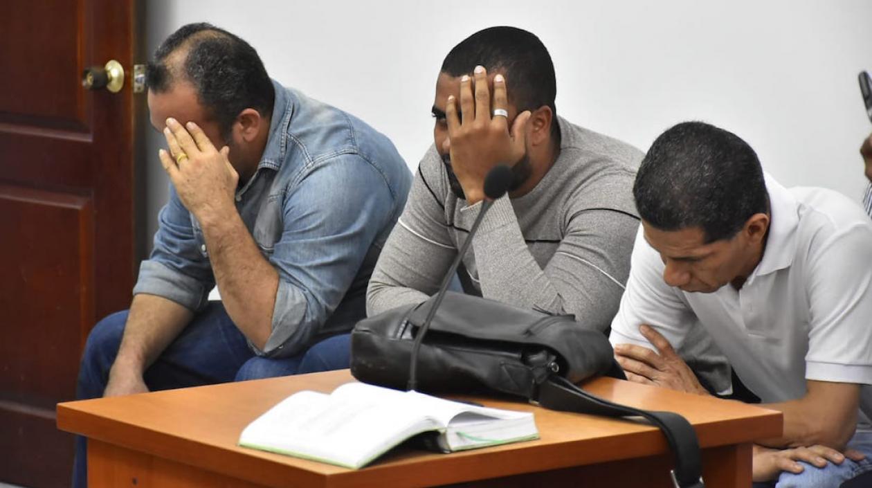 Tres de los imputados por el caso.