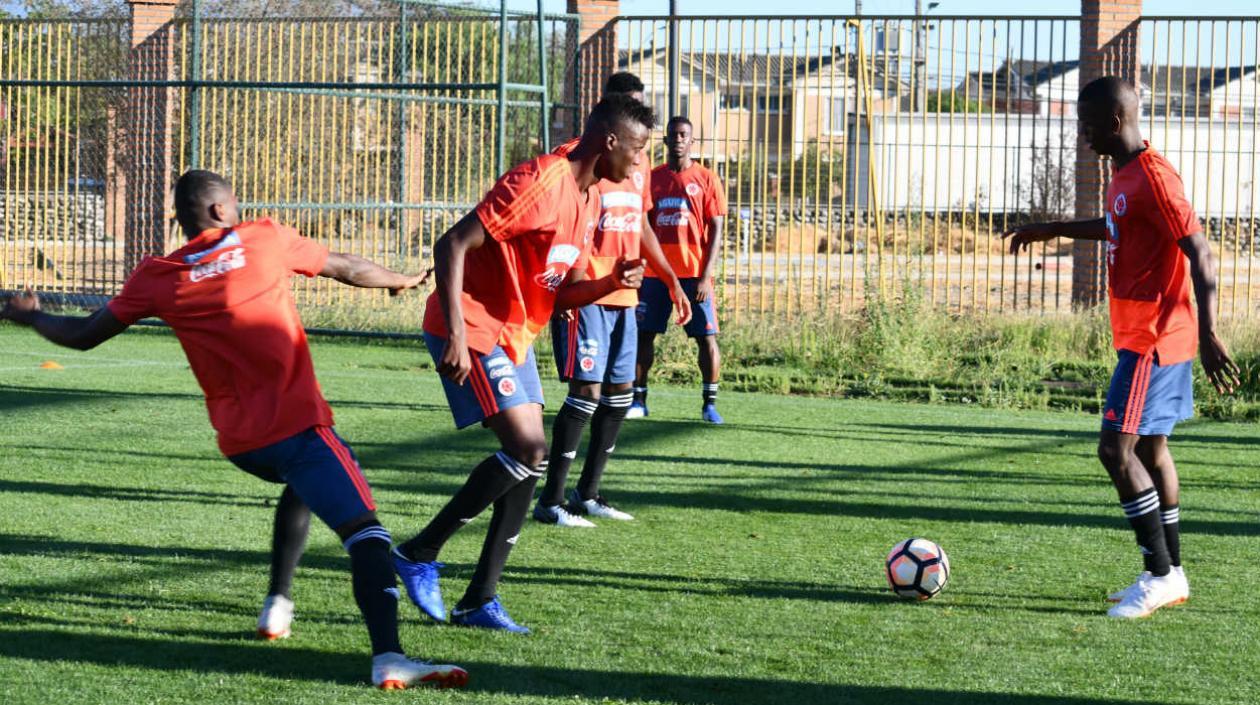 Jugadores de la Selección Colombia sub-20. 