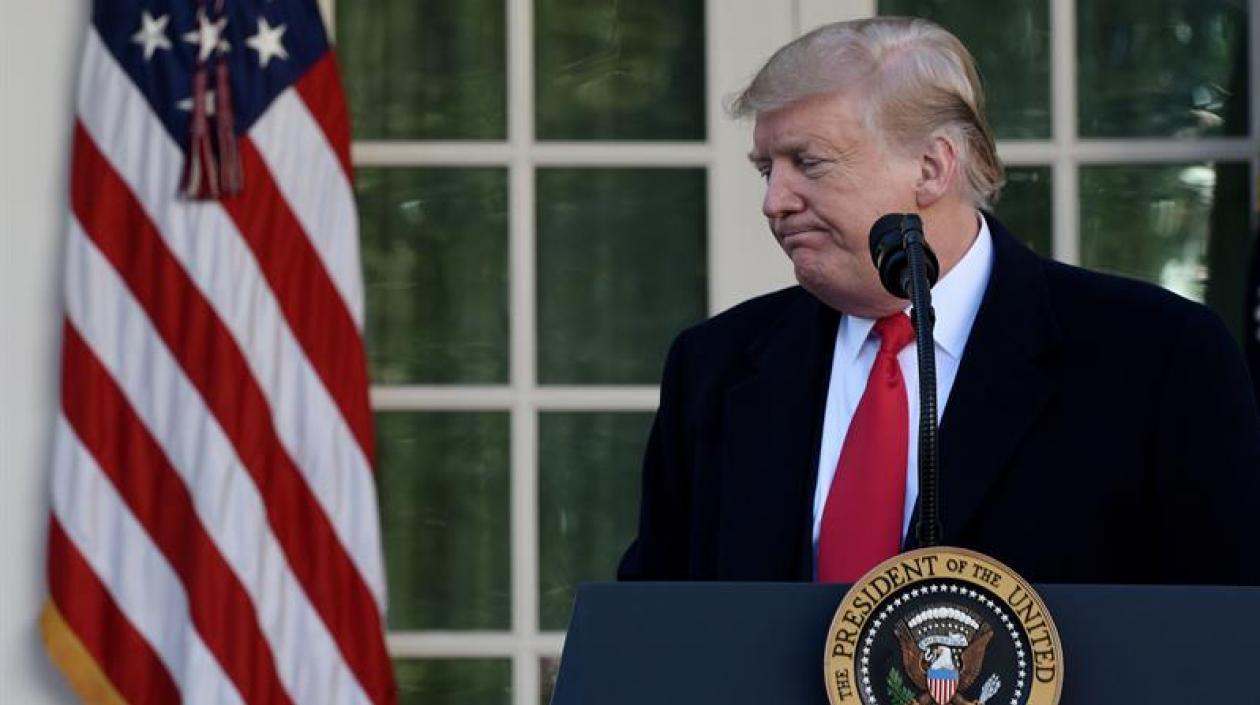 Donald Trump, presidente de Estados Unidos. 