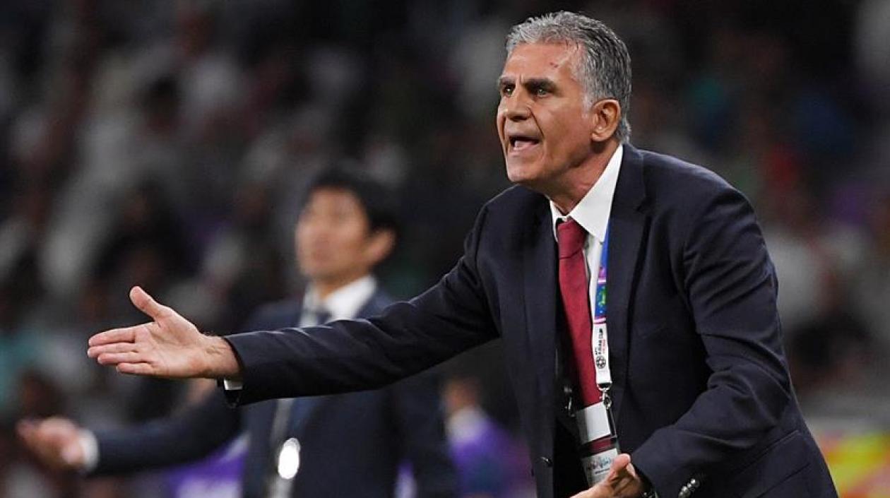 El técnico portugués Carlos Queiroz.